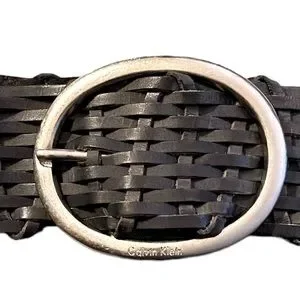 VTG 90s Calvin Klein Woven Belt with Brass Buckle Calvin Klein | Accessories | Vtg 9s Calvin Klein Woven Belt  main image 2
